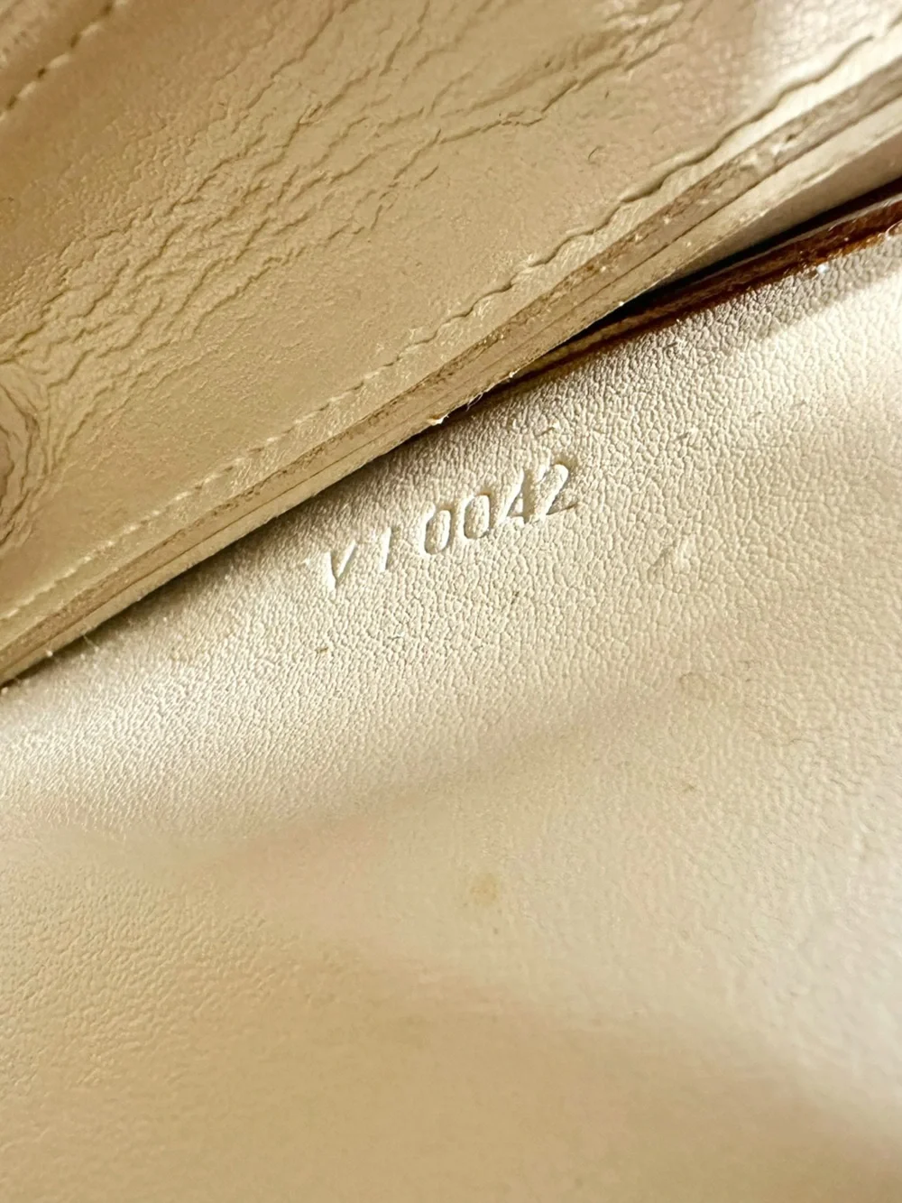 Louis Vuitton Yellow Vernis & Vachetta Leather Lexington Pochette Mini Bag